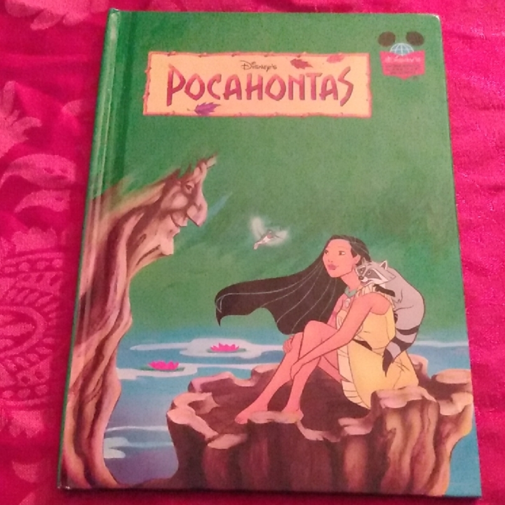 4/$20 Vintage 1995 Disney's Pocahontas Hardcover Book 1st American Edition